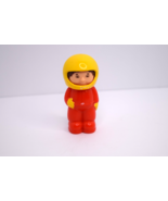 Vintage GO GO Gears Race Car Driver Figure Red Playskool 1988 - $169.16 MXN