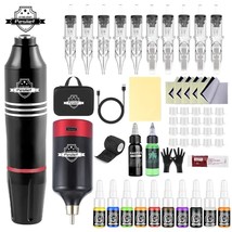 New 55 Pcs Tattoo Kit Rotary ,Complete Tattoo Kit with Power Supply, nee... - $53.99