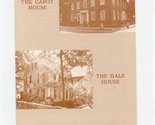 The Beverly Historical Society Brochure 1891 -1964 Beverly Massachusetts - £14.08 GBP