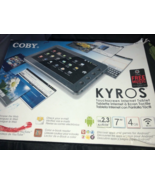 Coby Kyros MID7012 4GB, Wi-Fi, 7in - Black-Rare-SHIPS N 24 HOURS - $120.57 CAD