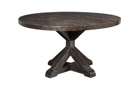 Caldwell Round Dining Table, Salvaged Grey - $1,006.00