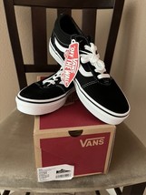 Brand new in the box VANS Ward black/white Youth size 5 (Womens 7) - £31.60 GBP