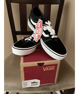 Brand new in the box VANS Ward black/white Youth size 5 (Womens 7) - $54.14 CAD