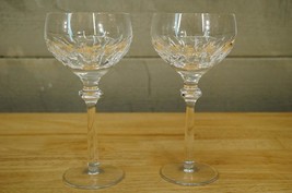 Vintage Lot 2 MIKASA Hampton Court Crystal Wine Champagne Glasses Stemware - $34.64