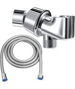 Shower Head Replacement Shower Hose Head Holder For Wall Adjustable Show... - €39,00 EUR