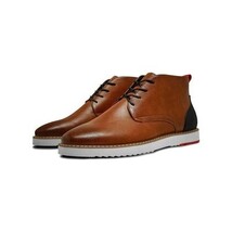 Mens Tayno Desert Chukka Boot Soft Leather Comfortable Cushion Sonoran Cognac image 7