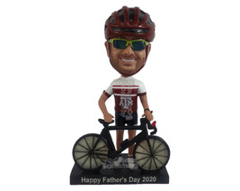 Custom Bobblehead Great cyclist ready to win the competition - Sports &amp; Hobbies  - £79.75 GBP