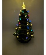 Mr Christmas Nostalgic Christmas Tree Ceramic Battery Operated Light Up - $23.03