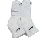 Nike Everyday Plus Cushioned Ankle Socks 6 Pack Men&#39;s 8-12 White NEW SX6... - £21.17 GBP