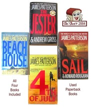Beach House, July 4th, Jester, Sail Lot of 4 James Patterson  Paperback Books - £11.84 GBP