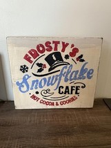 Savvy Creations Frosty's Snowflake Cafe Wall Sign - $64,786.31 MXN Savvy Creations Frosty's Snowflake Cafe Wall Sign - $64,786.31 MXN