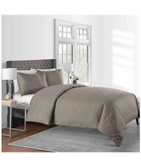 New Sunham Home Fashions 625 TC Pinstriped King Duvet Cover Set Variety ... - $149.40 CAD