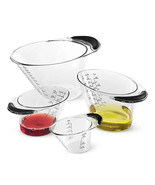 New Pampered Chef EASY-READ Measuring Cups Set of 4  #100193 - $643.44 MXN