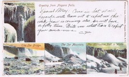 Postcard Niagara Falls Multi View Private Mailing Card William Gent - £3.12 GBP