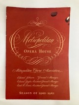 1941 Metropolitan Opera House Tristan Und Isolde by Richard Wagner - £7.57 GBP