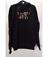 Bricks &amp; Wood Support Your Homies Mens Hoodie Pullover Black 2XL - €170,88 EUR