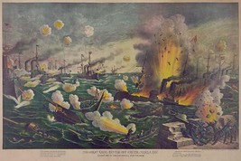 Naval Battle at the Bay in Manila, Philippines - Art Print - £17.33 GBP+