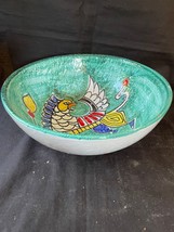 Italian Fratelli Fanciullacci ceramic large design pasta bowl . Marked b... - $169.00