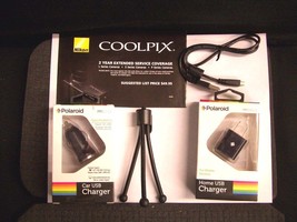 USB AC Adapter + Warranty for Nikon S9100 S9200 S9300 P300 P310 P500 P510 S32 - $15.29