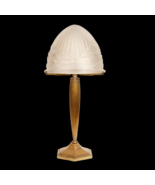 Original Art Deco Table Lamp &quot;ECLIPSE&quot; Signed Schneider 1920-1930 - $2,580.73 CAD