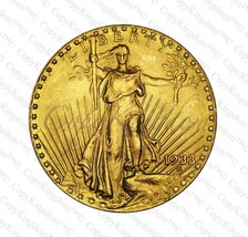 1933 Saint Gaudens Twenty Dollar Gold Double Eagle Rare Key Date COPY coin - $14.99