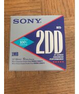 Sony 2DD 1 MB Floppy Disks  1 Pack Of 10 Disks-Brand New-SHIPS N 24 HOURS - $902.52 MXN