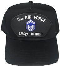 U S AIR Force SMSgt Retired with Senior Master Sergeant Insignia Patch H... - $17.99