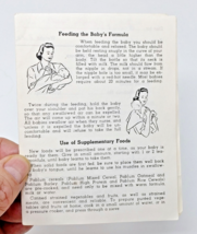 Vintage 1964 Doctors Baby Feeding Booklet Modern Methods Of Preparing Fo... - $9.75