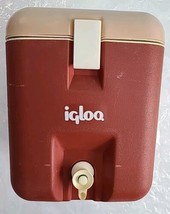 Vintage 70s Igloo Retro Square Water Beverage Cooler 1 Gallon With Spout - $19.68