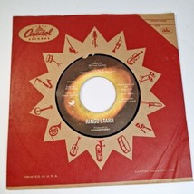 Ringo Starr Only you/Call Me Vinyl 45 Apple w/PS 1974 Vg Beatles - £3.88 GBP