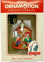 NOMA 1989 Ornamotion Christmas Ornament Motion Santa Claus Workshop NEW - £31.13 GBP