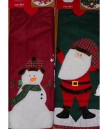 NEW 48&quot; Red Green White Snowman OR Santa Christmas Tree Skirt - FREE SHIP - $24.54 CAD