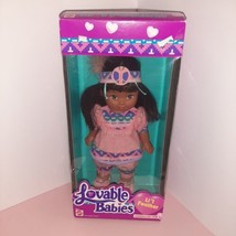 Mattel Lovable Babies Li&#39;l Feather BIPOC Doll Native American 1993 NEW - $14.85