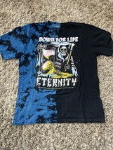 Down For Life Down For Eternity T-Shirt Black And Blue Size XL - £17.56 GBP