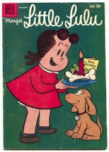 Marge&#39;s Little Lulu #126 1958- Dell Silver Age Christmas cover VG - $43.65