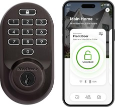 Kwikset 99380-002 Halo - Wi-Fi Smart Lock, Keyless Entry Door Deadbolt, ... - $1,528.30 MXN