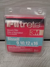 Filtrete Bissell 9, 10, 12 &amp; 16 Vacuum Filter 66809B - £3.14 GBP