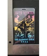 MOODY BLUES / JUSTIN HAYWARD ORIGINAL 2023 CONCERT TOUR LAMINATE BACKSTA... - £48.89 GBP