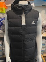 adidas Helionic Down Vest Men&#39;s Hiking Sleeveless Jacket [XL] AsiaFit NW... - £98.60 GBP