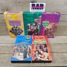 Planet of the Apes VHS Tapes Set of 5 Movies 1-5. 1990 CBS FOX   VGC - £19.57 GBP