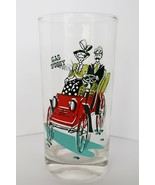 Vintage Anchor Hocking &#39;Gay Nineties&#39; Gas Buggy Drinking Glass - $224.75 MXN