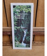 1991 AAA Northwestern States and Provinces Vintage Street Map  - £9.30 GBP
