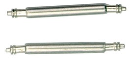 Two Stainless Steel Watchband Spring Bar Pins For Attaching Watch Band 18mm - $6.95