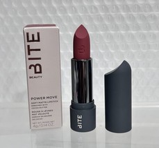BITE Beauty POWER MOVE Soft Matte Lipstick CHAI Full Size 0.14 oz RARE! NIB - £26.46 GBP