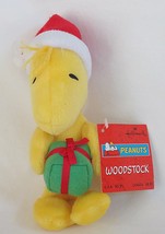 Hallmark Peanuts Woodstock Santa w/Present 8-inch Plush Bird - £7.95 GBP