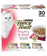 Purina Fancy Feast Gravy Wet Cat Food Variety Pack, Poultry &amp; Beef Grill... - $38.20