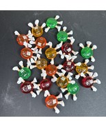 Lot of 20 M&amp;M Christmas Light Covers Translucent Holiday Candy Decor VTG - $54.45 CAD