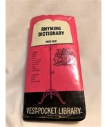 1955 Rhyming Dictionary - Vest-Pocket - £22.87 GBP