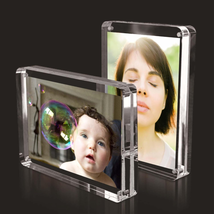 Vowcarol Acrylic Picture Frames 2.5X3.5 Inches, Small Picture Frame Magnetic Pho - £8.22 GBP