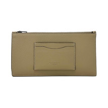 NWT Coach Leather Zip Phone Wallet in Pebble Beige - £52.81 GBP